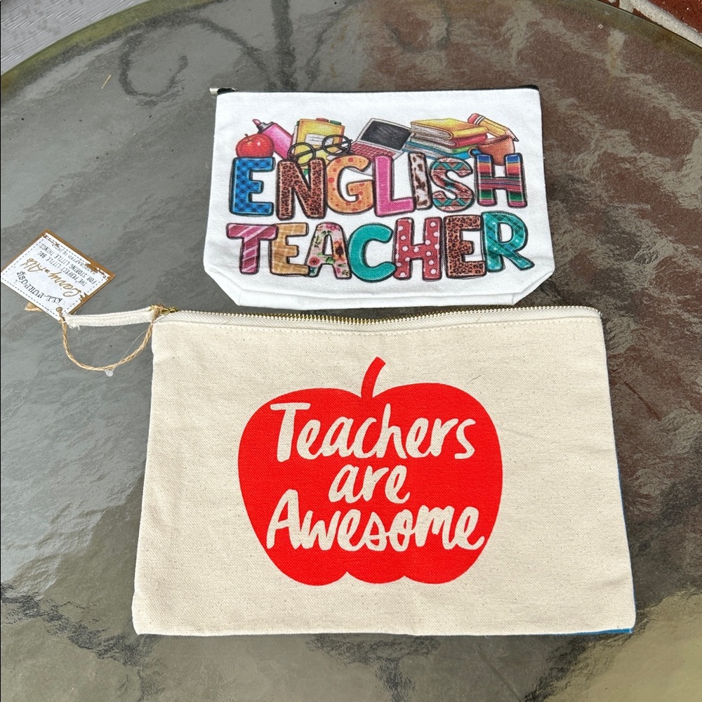 NATURAL LIFE Teacher Pouches - Red and Multicolor